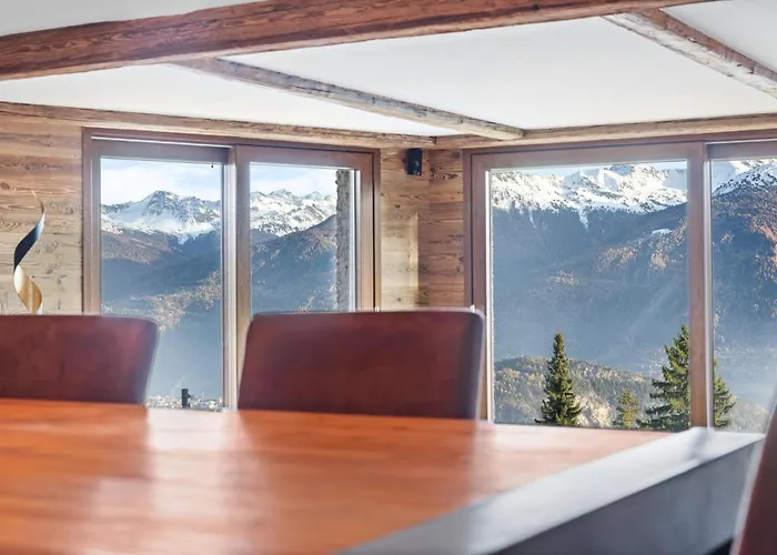 Apartmán Sagittaire T06 Sur La Place Du Village A Avec Vue Sur Les Alpes Anzère