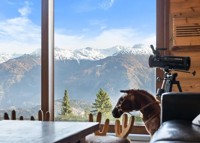 Sagittaire T06 Sur La Place Du Village A Avec Vue Sur Les Alpes Appartement Anzère