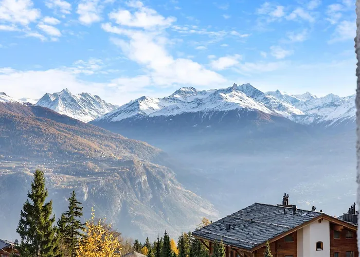 Apartmán Sagittaire T06 Sur La Place Du Village A Avec Vue Sur Les Alpes Anzère