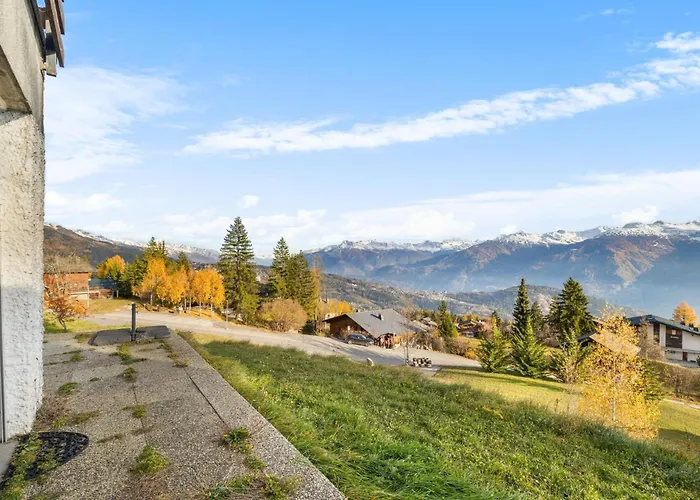 Sagittaire T06 Sur La Place Du Village A Avec Vue Sur Les Alpes Appartement Anzère