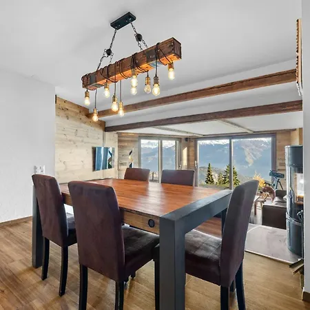 Sagittaire T06 Sur La Place Du Village A Avec Vue Sur Les Alpes Apartament Anzère