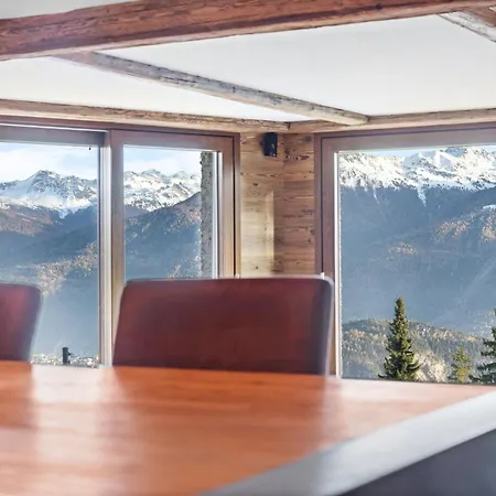 Apartament Sagittaire T06 Sur La Place Du Village A Avec Vue Sur Les Alpes Anzère