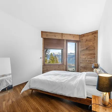 Apartament Sagittaire T06 Sur La Place Du Village A Avec Vue Sur Les Alpes Anzère